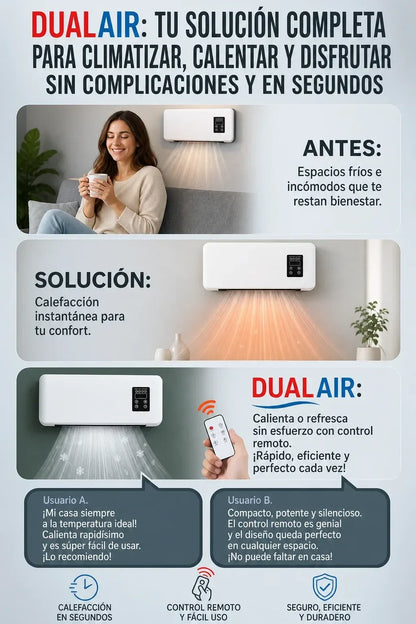 🔥 DUALAIR | Clima Perfecto al Instante – PRE BLACK 🔥